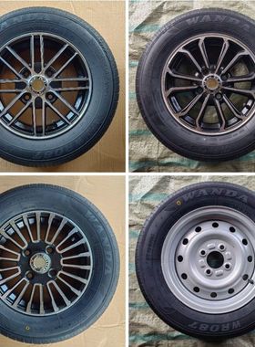 低速老年代步车165/70R13真空胎轮毂钢圈成套备胎名爵龙启等车型