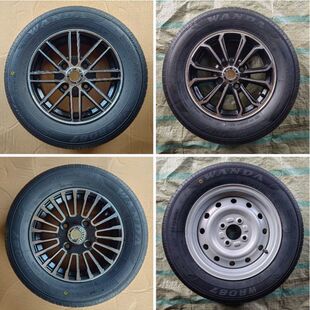 低速老年代步车165 70R13真空胎轮毂钢圈成套备胎名爵龙启等车型