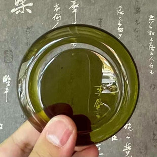 正品 稀有收藏珠宝饰品 天然缅甸琥珀精美菠菜绿绿茶圈口55手镯女款