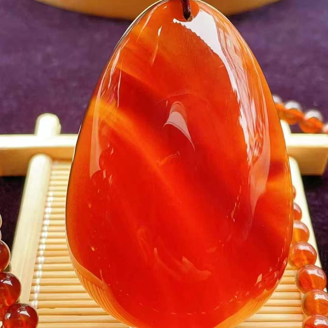 正品天然缅甸琥珀高品质棕红蜜蛋面吊坠挂件文玩收藏工艺珠宝饰品
