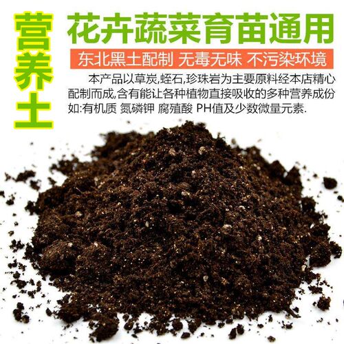 育苗土 营养土种菜专用有机质 腐殖土种植土栽培土蔬菜家用盆栽