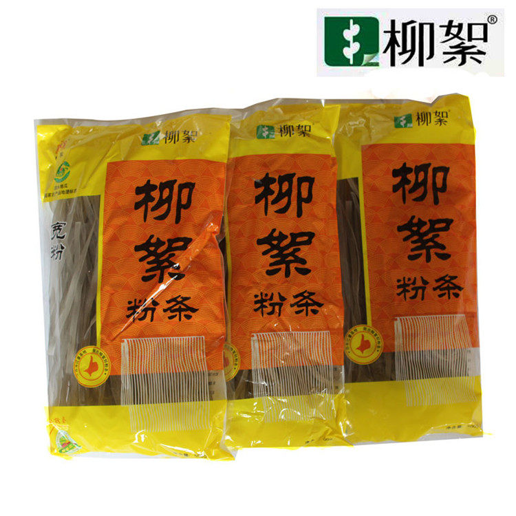 山东特产泗水柳絮宽粉 宽扁粉条500g*3袋 火锅食材（木薯淀粉2%）