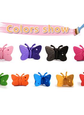 儿iPad防摔95678910代苹果Air保护套Pro 10.2/10.5林更新宋妍霏同款蝴蝶时尚潮流平板保护套