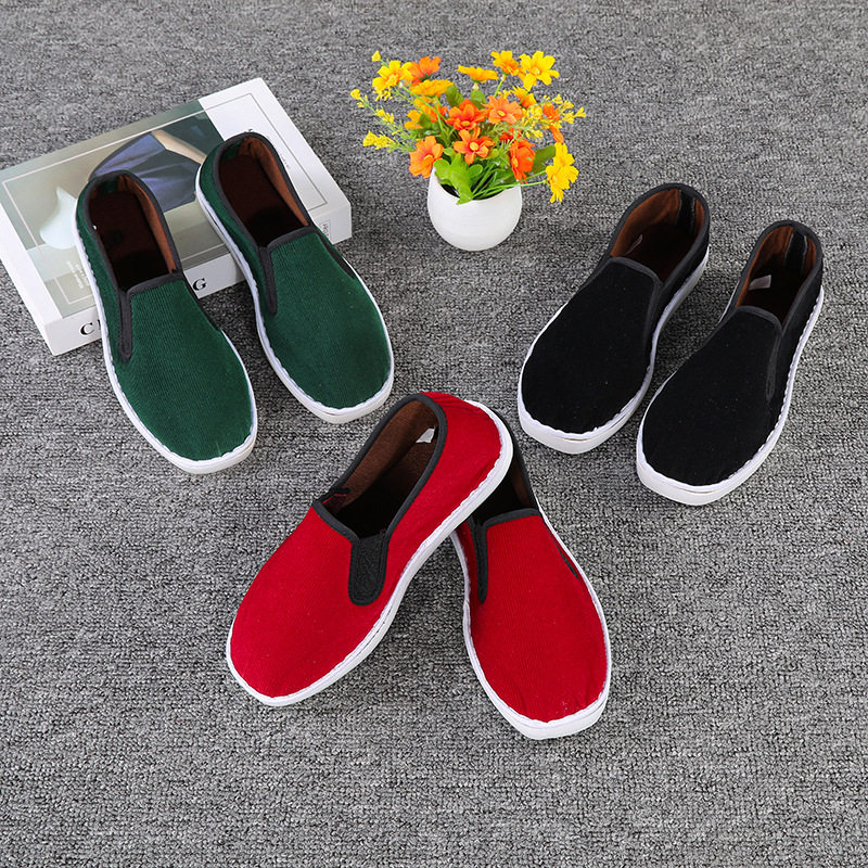 老北京手工上线布鞋批发男女防滑纯布面透气单鞋地摊跑量厂家直销,流行男鞋,布鞋,淘宝优惠券,粉丝福利购,淘宝优惠卷