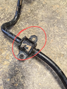 适用于坦克300后平衡杆胶套卡箍稳定杆衬套固定支架开口胶套