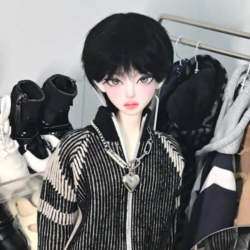bjd娃娃sd娃4分男娃Leon大四leon 化妆bjd素体关节人偶娃娃帅气