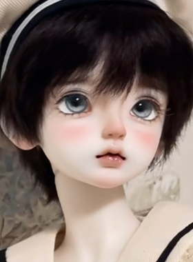 bjd娃娃sd娃4分男娃lust 葱bjd小葱气质正版素体关节人偶娃娃化妆