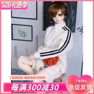 【娃衣】bjd/sd衣服 1/6/4/3分男娃装 棒球运动服套装 黑白款可选