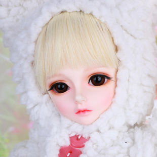 毛绒冬装全套送妆 bjd sd娃娃fallen angels bory 4分女 关节娃娃