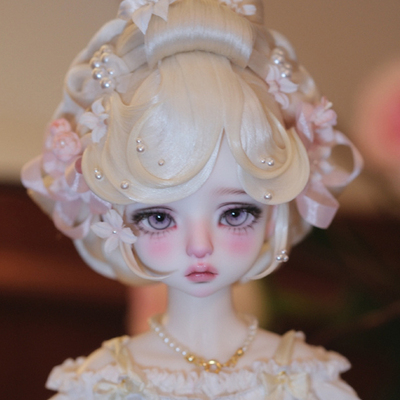 bjd娃娃bjd4分女娃Eunice猪猪bjd素体sd娃娃bjd人偶娃娃礼物可爱