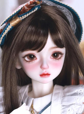 bjd娃娃sd娃4分女娃lust 葱bjd小葱气质正版素体关节人偶娃娃化妆