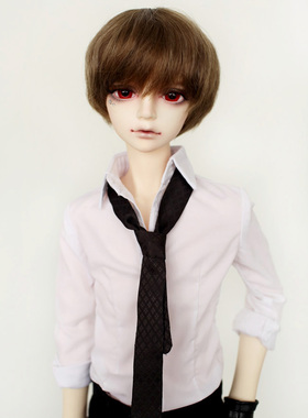 bjd娃娃sd娃衣男装 6分4分3分西装 休闲版 白色上衣裤子尺寸可选