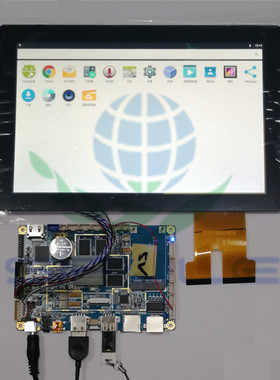 10.1寸USB电容触摸屏可接安卓主板屏LVDS接口10点电容屏黑色