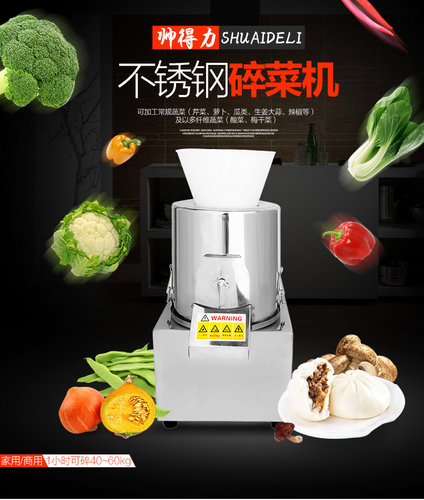 电动不锈钢刹菜机家用切菜机碎菜机绞菜机颗粒机打馅机商用打菜机
