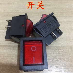 电动压面机和面机绞肉打菜机跑步机船型开关四脚带灯船形小开按钮