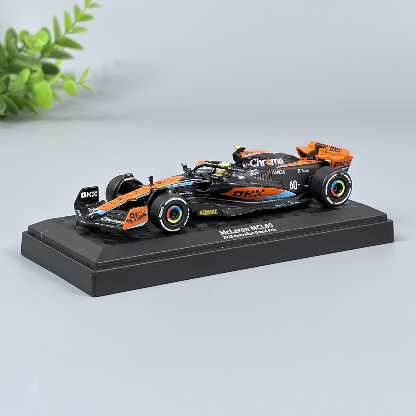 彩珀cca1:43方程式F1赛车迈凯伦MCL60合金车模仿真收藏摆件玩具车