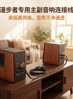 主副音箱连接线 适用漫步者 R1700 S1000 S2000MKIII音响连接线