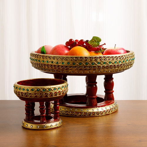 实木糖果盘茶几零食盘托盘水果盘