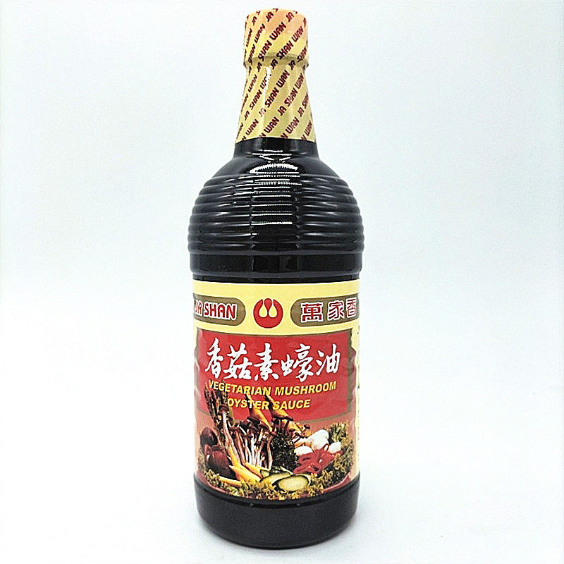 一瓶包邮 万家香香菇素蚝油1L装纯素进口素食调料调味品素耗油