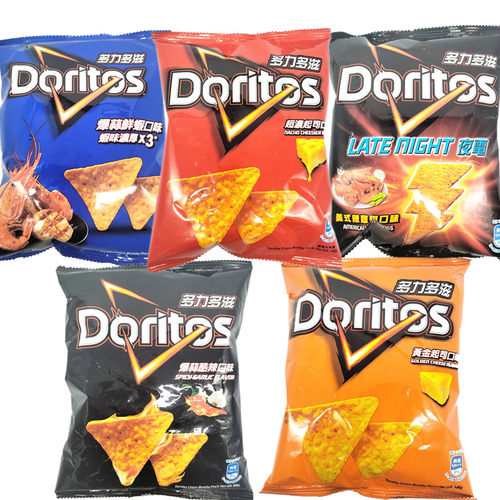 台湾多力多滋Doritos超浓芝士味玉米片休闲零食膨化食品薯片