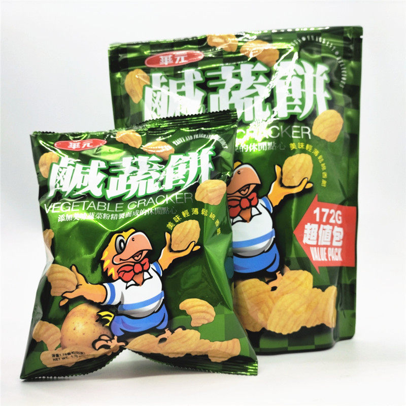 台湾进口华元波的多咸蔬饼