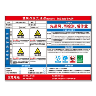 污水处理池消防水池标识牌职业危害有限空间安全告知牌储罐化粪池消防水池污水井受限空间作业警示牌定制制作
