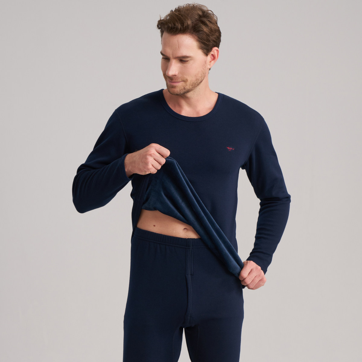 七匹狼保暖内衣男士加绒套装青年爸爸圆领秋冬季加厚秋衣秋裤盒装,女士内衣/男士内衣/家居服,保暖套装,淘宝优惠券,粉丝福利购,淘宝优惠卷