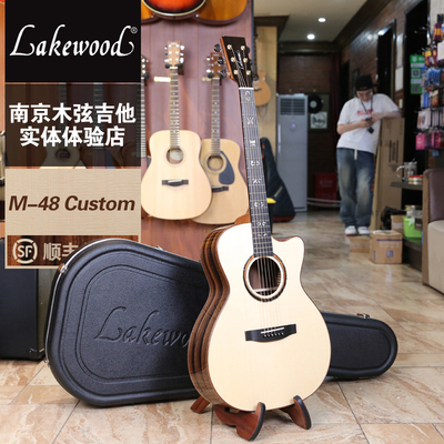 德国手工 Lakewood M48C Macassar ebony 望加锡黑檀指弹木吉他