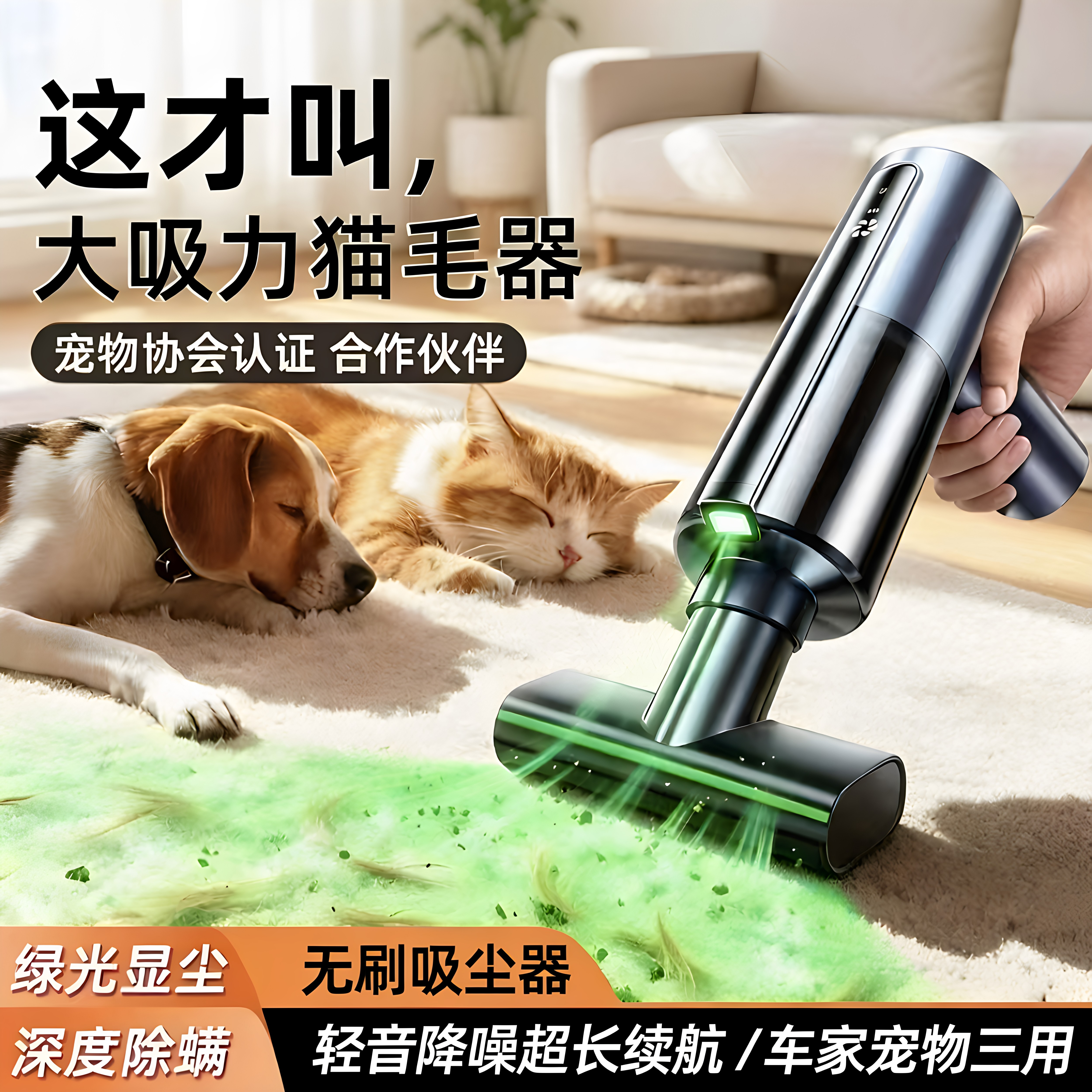 车载吸尘器超强大吸力猫毛宠物狗