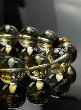 财富之石| 天然水晶手链巴西黄水晶手串招财转运手链女虎眼石小众