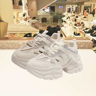 女鞋 厚底甜美老爹鞋 森達(dá)2025夏季 XMR01BH5 國(guó)內(nèi)正品 代購(gòu) 單鞋 SENDA