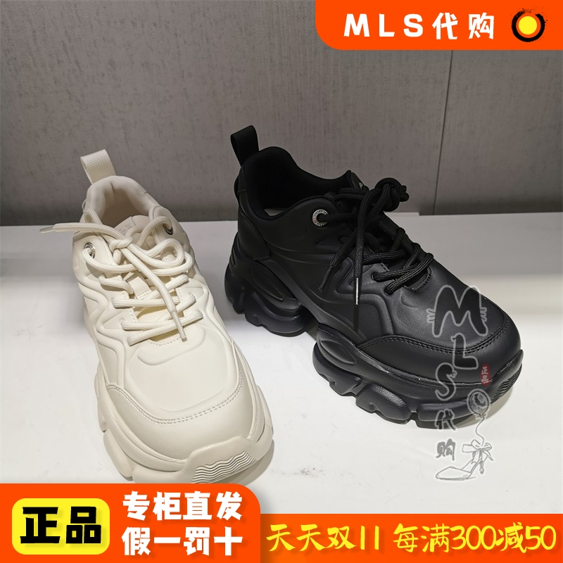 百丽春季舒适透气老爹鞋女鞋单鞋