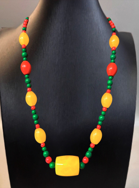 蒙古族舞蹈演出项链男女款毛衣链西藏民族服装蒙古袍旅拍配饰品