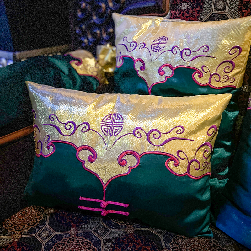 蒙古族家具沙发抱枕座椅靠枕土炕枕头靠垫刺绣布艺草原风格用品,居家布艺,靠垫/抱枕,淘宝优惠券,粉丝福利购,淘宝优惠卷