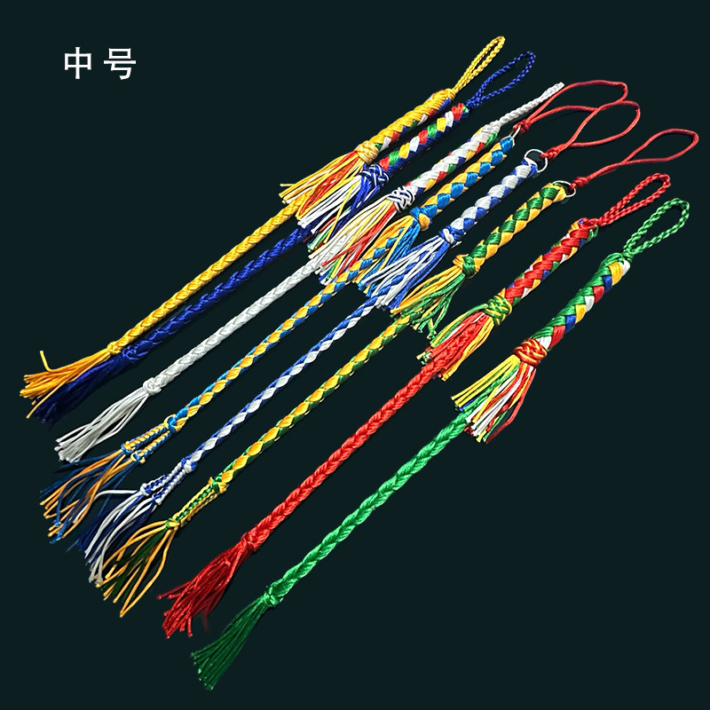 内蒙古工艺品手工马鞭五色彩马鞭子送生日礼物装饰品蒙古族打马鞭