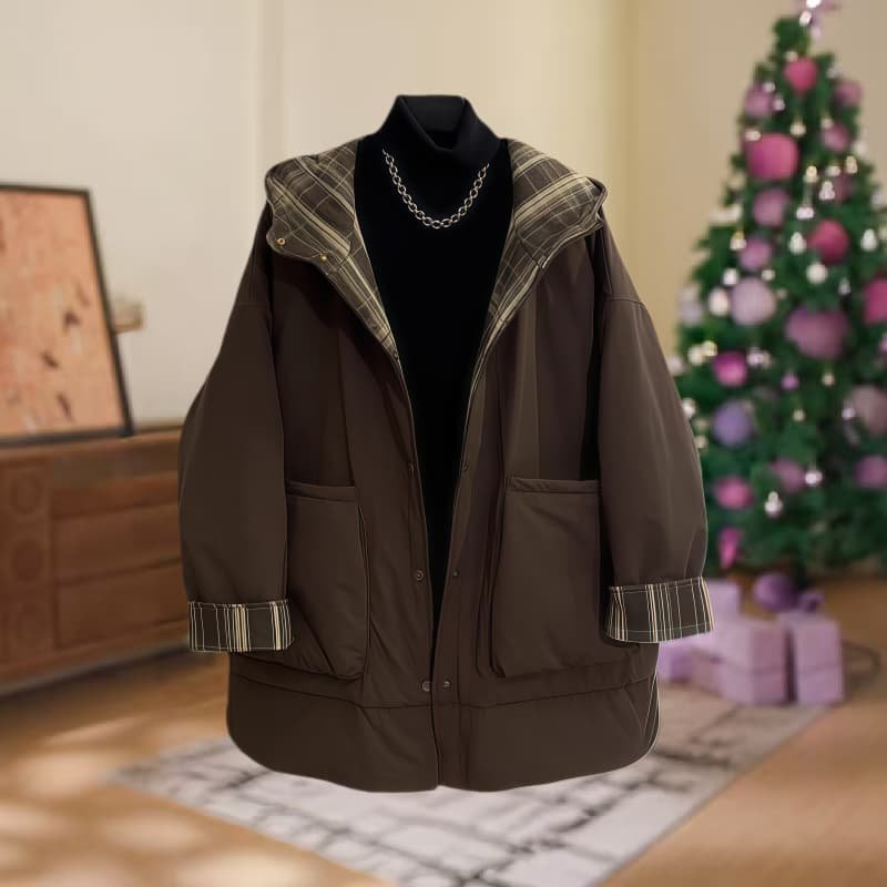 高级棉服外套大码新款宽松时尚棉衣冬季胖mm巨好看的保暖休闲2026,女装/女士精品,短外套,淘宝优惠券,粉丝福利购,淘宝优惠卷