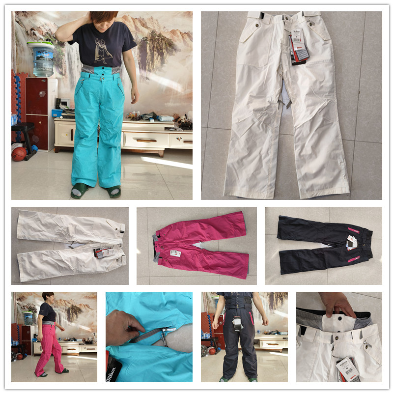 不夹棉加腰滑雪裤冲锋裤