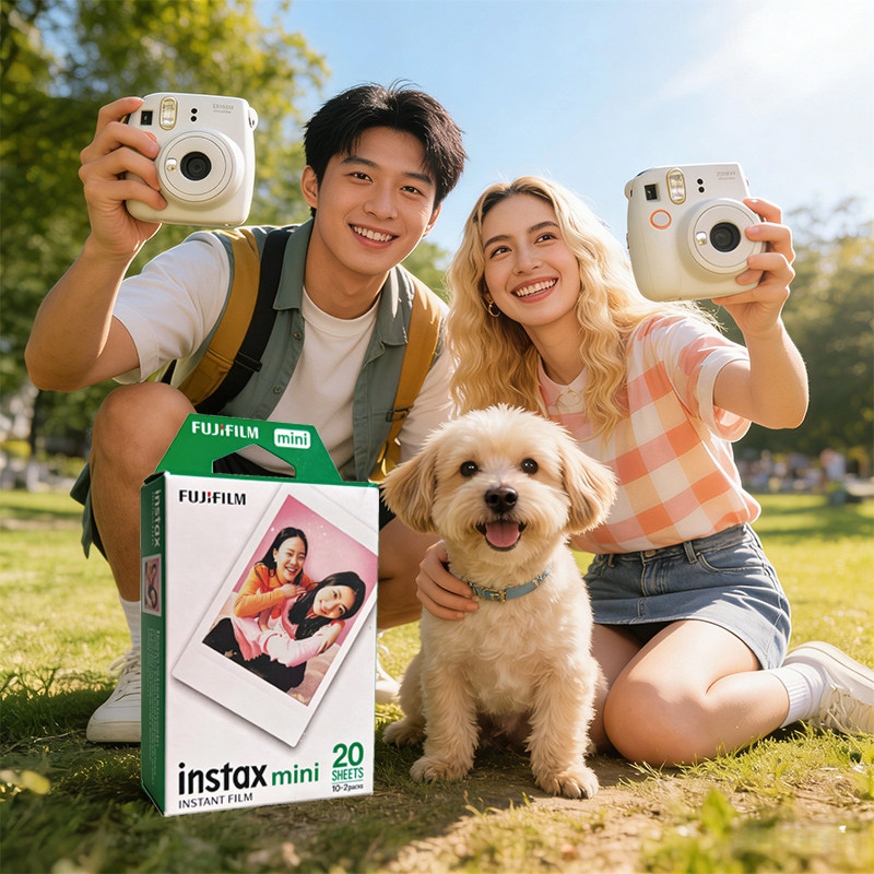富士INSTAX拍立得mini相纸立拍立得胶片三寸迷你相纸白边通用系列