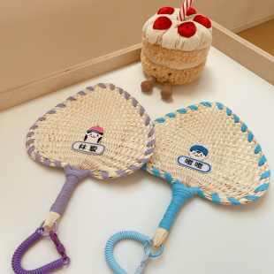 25年新款 天然儿童蒲扇可定制宝宝姓名幼儿园大蒲扇毕业伴手礼物