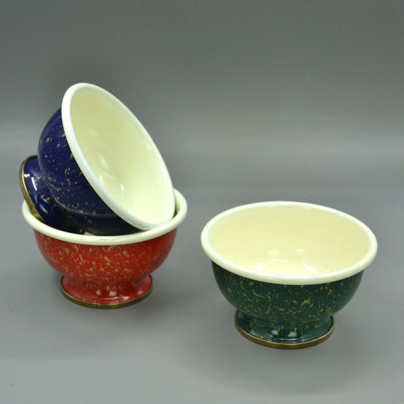 珐琅搪瓷碗甜品碗加厚小吃冰汤圆碗淑芬港姐重庆成都串串火锅专用