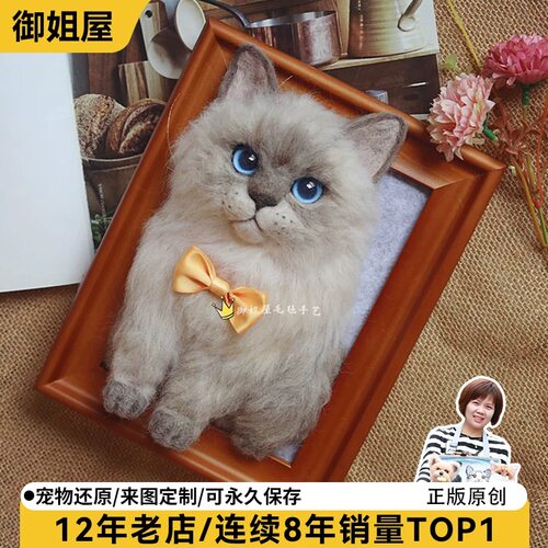 【12年老店】御姐羊毛毡定制宠物
