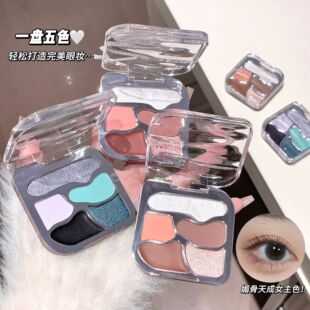 帕尔斯蒂尔风春日调色盘淡颜浅春彩色眼影薄荷绿卧蚕下至打底新手