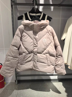 安踏女外套2025冬季新款连帽宽松复古保暖运动羽绒服162548903N