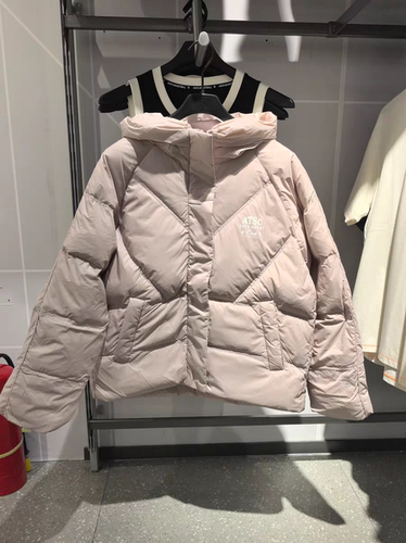 安踏女外套2025冬季新款连帽宽松复古保暖运动羽绒服162548903N