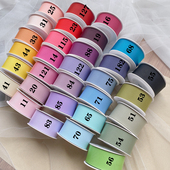 25MM宽手工DIY 日本进口帽带螺纹回纹丝带高光泽加厚丝带织带材料