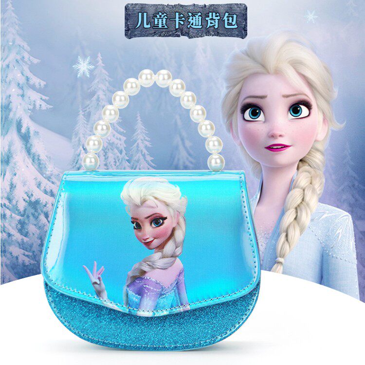 2024儿童包包可爱冰雪奇缘女童斜挎包爱莎公主包包时尚宝宝手提包