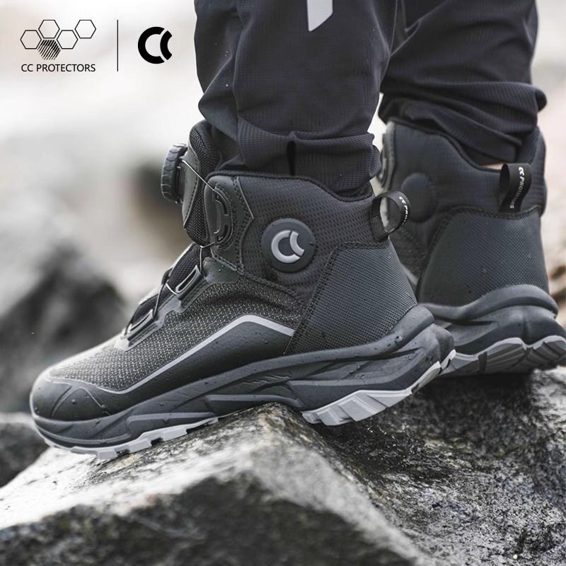 CC眼镜蛇摩托车夏季骑行靴男透气机车通勤摩旅防滑耐磨骑行鞋