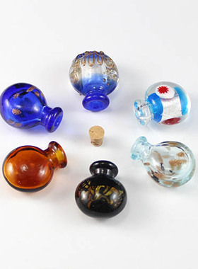 琉璃精油瓶多款式手工礼品吊坠