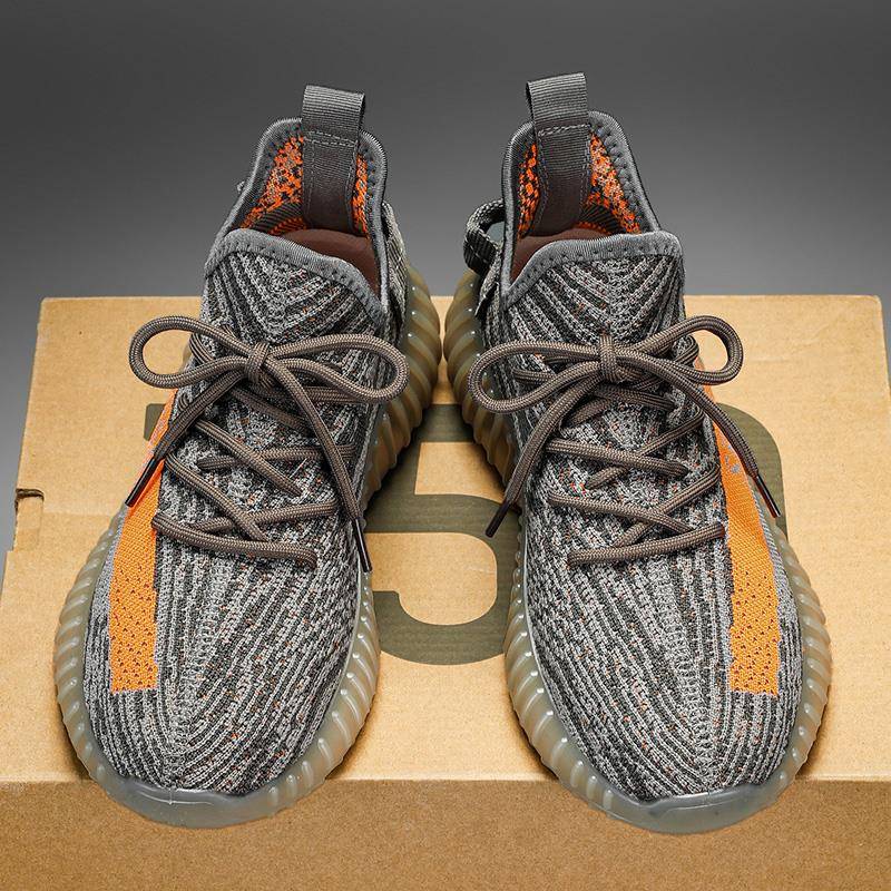 男鞋秋季2025年新款网面透气软底跑步鞋运动休闲百搭莆田椰子潮鞋