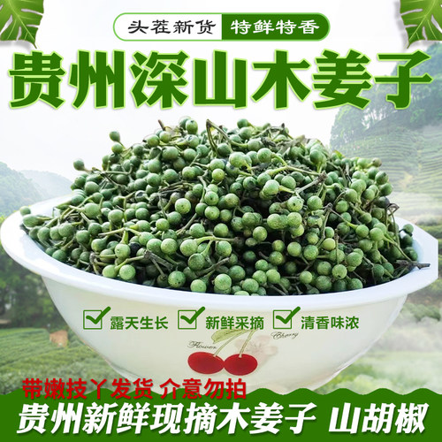 正宗野生木姜子贵州现摘新鲜山胡椒山苍子可吃面下火锅泡坛山胡椒